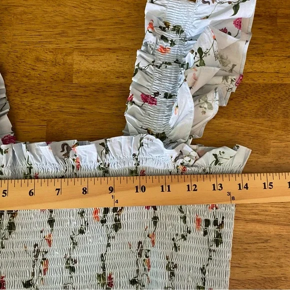 Hill House The Elizabeth Nap Dress Women’s Small in Pond Floral Mini Sundress - Picture 14 of 16